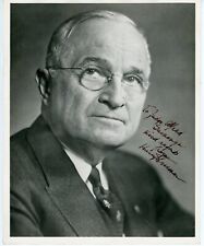 President Harry S. Truman ~ Signed Autographed 8 x 10 Photograph ~ PSA DNA picture