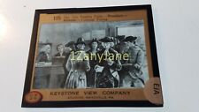 EJA HISTORIC Magic Lantern GLASS Slide FRONTIERS ATLANTIC COLONIAL VOTING picture
