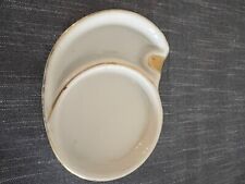 Vintage Mcm Andrea Ashtray White And 22k Gold picture