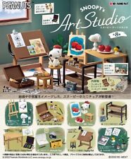 Re-Ment SNOOPY's Art Studio Miniature Figure Complete Set 8 New JPN picture