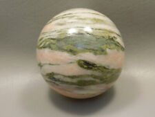 Harquahala Marble  Stone Sphere Shaped 3.1 inch Pink Rock Arizona #O1 picture