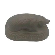 Vintage Badger Mutual Insurance Co. Cast Metal Paperweight Milwaukee Wisconsin picture