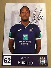 Michal Amir Murillo, Panama 🇵🇦  RSC Anderlecht 2019/20 hand signed picture