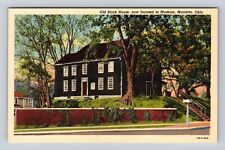 Marietta OH-Ohio, Old Block House, Museum, Antique Vintage Souvenir Postcard picture