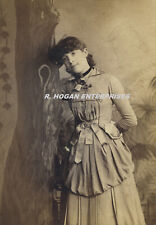 Vintage 1800's PRETTY LADY CHICAGO IL STEVENS STUDIO CABINET CARD PHOTO N3C picture