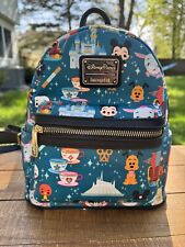 Loungefly Disney Parks Chibi Characters Attractions Mini Backpack Mickey Pretzel picture