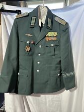 RARE East German Military Music Service Lieutenants Officer Uniform w/ Badges picture
