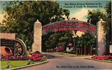 VTG Postcard- 69182. San Marco Avenue entrance to the Fountain o. Unused 1930 picture