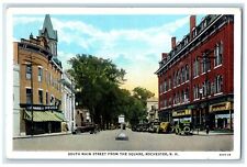 1946 South Main Street From The Square Cars Rochester New Hampshire NH Postcard picture
