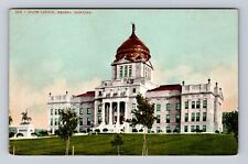 Helena MT-Montana, State Capitol, Antique, Vintage Souvenir Postcard picture