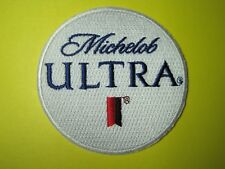 BEER PATCH MICHELOB ULTRA IRON ON / SEW ON SMALL CREST / CAP SIZE. GO FOR BEST picture
