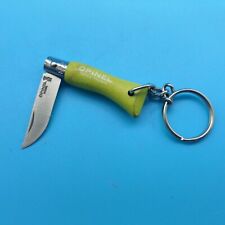 USED Opinel No. 2 Neon Green INOX Stainless Steel Knife, Wood Handle picture