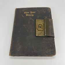 Antique 5-year Diary 1930s Some Entries from 1932-1934 Ohio Dating Working Nurse picture