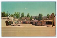 1965 Steamboat Motel Roadside Cars Steamboat Springs Colorado CO Posted Postcard picture