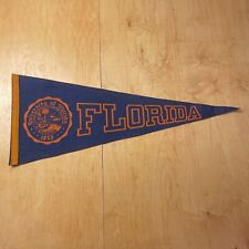 Vintage 1950s University of Florida 12x28 Felt Pennant Flag picture