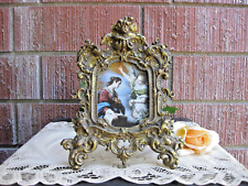 RARE ANTIQUE FANCY French Neoclassical Style Gilt Bronze Picture Frame picture