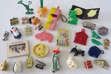 Vintage Lot of 31 Cracker Jack Gumball Charms Prizes Premiums 1960's picture