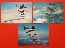 Set of 3 New Postcards RAF Museum Series of Outstanding Aircraft 1950's #A8 picture