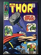 The Mighty Thor #141 Vintage Marvel Comics Silver Age 1st Print 1967 VG+ *A2 picture