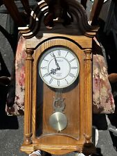 Windham Quarts Solid Wood Wall Clock Westminster Chimes - 8.5 picture
