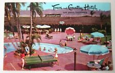 1963 San Diego,CA Town & Country Hotel California Chrome Unposted Postcard -D28 picture
