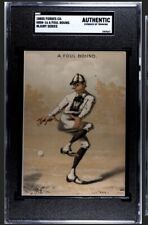 1880s H804-16 Injury Series - Foul Bound- Victorian Trade Card 1880s - SGC Grade picture