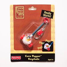 Fisher Price Corn Popper Keychain Keyring, New in Package, 2009 picture