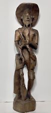 Haitian Wooden Figures Hand Carved 35