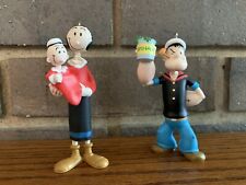 Hallmark Keepsake Ornaments Popeye 1994 Olive Oyl With Swee’Pea 1996 - Lot of 2 picture
