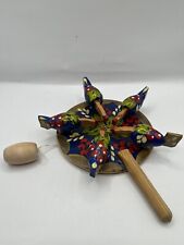 Pecking Chickens moveable wooden toy from Russia picture