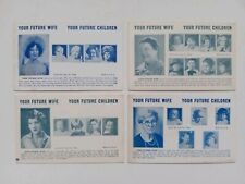 Vintage Arcade Comical Your Future Wife Cards 1930s Lot #1 picture