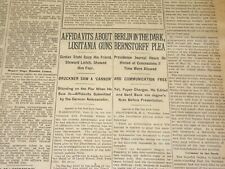 1915 JUNE 3 NEW YORK TIMES - AFFIDAVITS ABOUT LUSITANIA GUNS - NT 7693 picture