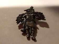 Native American Kachina Pewter Magnet 1995 picture