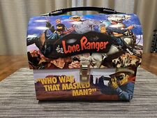 The Lone Ranger Dome Top Metal Lunch Box Vandor Collectible Tin picture