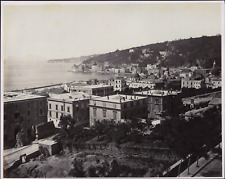 Italy, Naples, Panorama, ca.1880, vintage print vintage print vintage print, d&# print picture