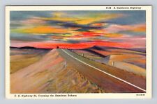 CA- California, US Highway 80, Antique, Vintage Souvenir Postcard picture