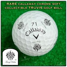 (1) RARE Callaway Chrome Soft TRUVIS Golf BALL (71) TRUMP DUBAI - Black Logo picture