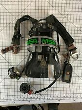 Vintage MSA Firefighter Coal Miners Oxygen Harness Strap Pack Safety Mask Tool  picture