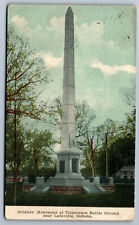Postcard Indiana IN c1910s Soldiers Monument Tippecanoe Battle Ground LaFayet Y9 picture