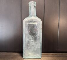 Antique 1800's Dr. Greene’s Sarsaparilla Soda Pop Medicine Bottle Aqua Glass picture