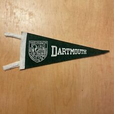 Vintage 1950s Dartmouth College 5x9 Felt Pennant Flag picture