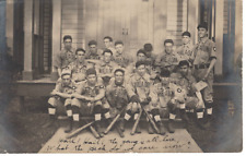 1909 baseball team postcard wheadon real photo picture