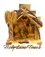 Nativity Cave of Jesus Christmas Olive Wood Bethlehem Hand Made Holy Land picture