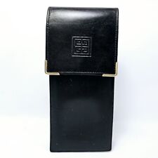 Givenchy Soft Black Leather Cigarette Case Vintage Authentic picture