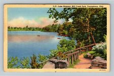 Youngstown OH-Ohio, Lake Newport, Mill Creek Park, Vintage Postcard picture