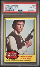 1977 Topps Star Wars #144 Harrison Ford as Han Solo PSA 8 NM-MT picture
