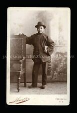 Rare Chinese Man in New York 1800s antique Photo Asian Ethnic China picture