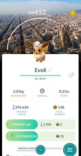  Pokemon GO BARCELONA Location Card EEVEE Trade Evoli Safari Zone Exchange picture