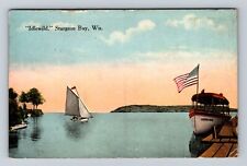 Sturgeon Bay WI-Wisconsin, Idlewild, Antique, Vintage c1915 Souvenir Postcard picture