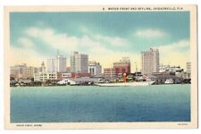 Jacksonville Florida c1940's downtown skyline, waterfront, St. John's River picture